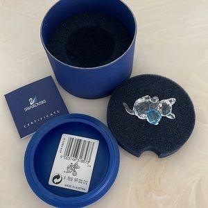 Vintage Swarovski Crystal Kitten Lying